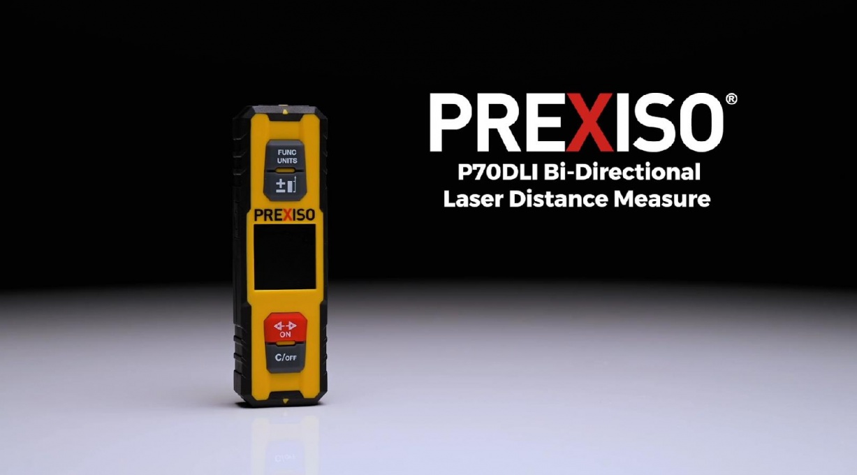 PREXISO 70M Dual Laser Distance Measure Digital Rangfinder ASIC Chip  Rechargeable Distance Meter Rang Finder For Area Volume